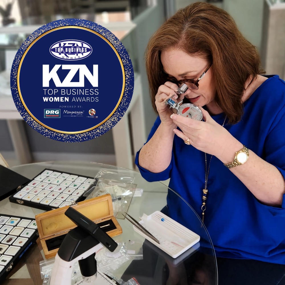 Master jeweler Kim Dyason at Studio 39 Jewellery Design workshop in Kloof